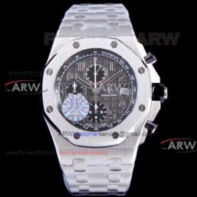  JF Factory Audemars Piguet Royal Oak Offshore Chronograph 42mm Swiss-3126 Watches - Grey Dial  